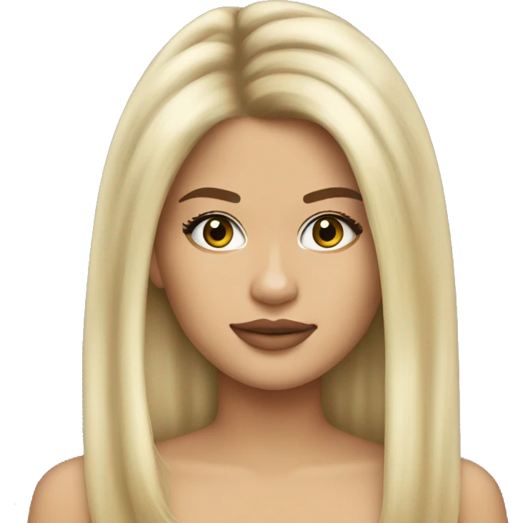 Selena Gomez blonde  emoji