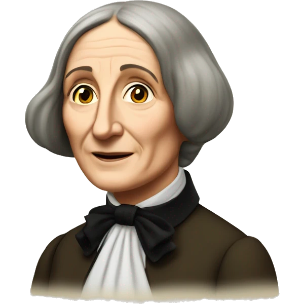 George Eliot (real name Mary Ann Evans) british writer emoji