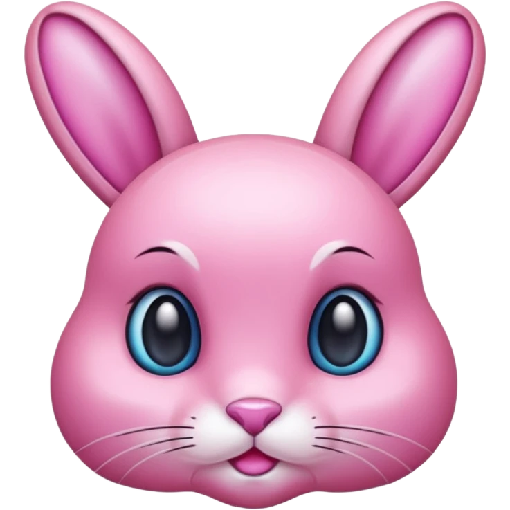  crystallized bunny pink emoji