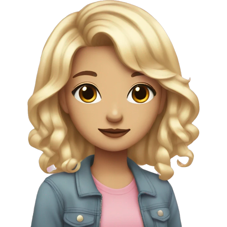 Cute aesthetic girlypop emoji
