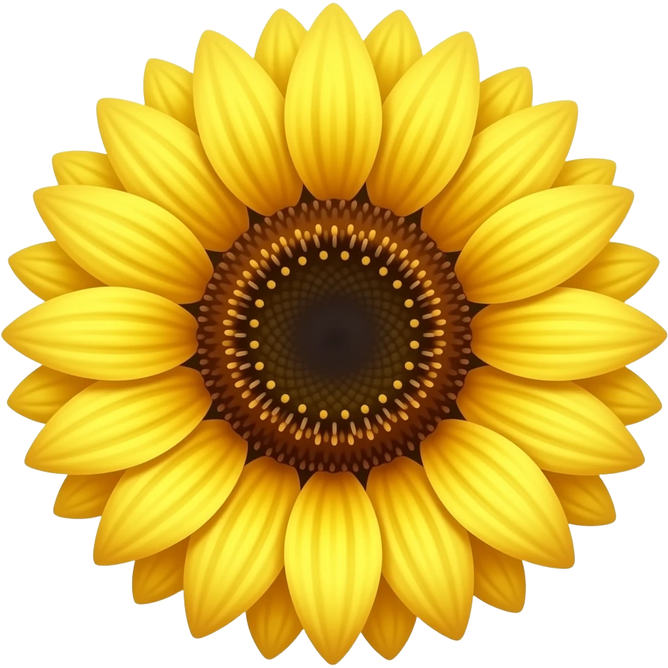 Girasol flor simple emoji