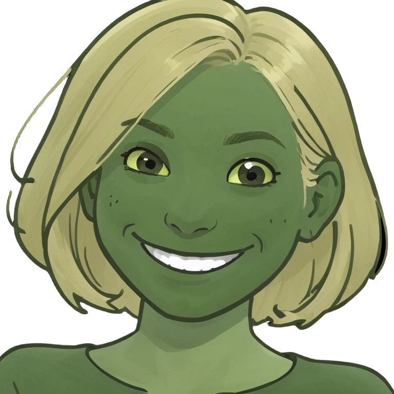 Girl smirking blonde  emoji