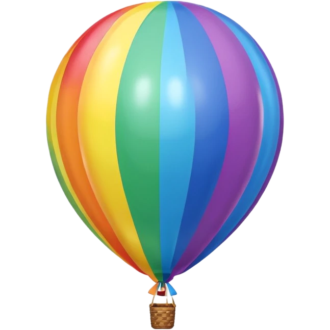 rainbow balloon emoji