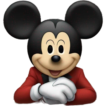 Mickey Mouse at the bar emoji