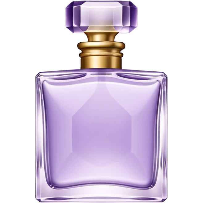Perfume Bottle in square shape size – Soft Lilac, the width and height of perfume bottle must be equal in size emoji