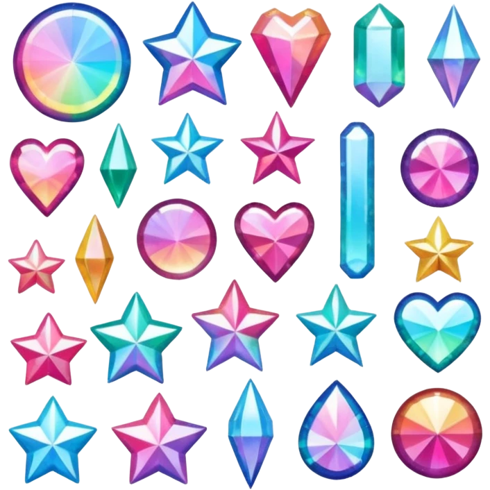 Fancy stickers glamur emoji