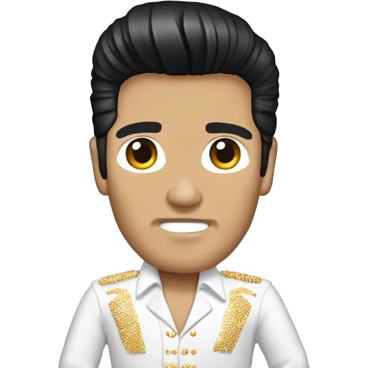 Elvis Presley With a Bow emoji