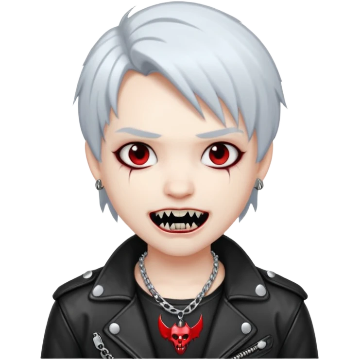 swagged out emo angel drain gang vampire emoji
