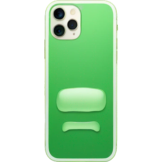 iPhone 12 vert emoji