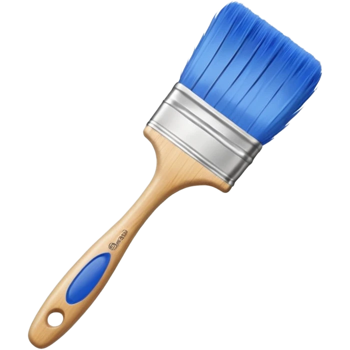 blue paint brush emoji