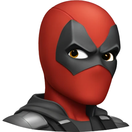 The DC superhero red hood winking emoji