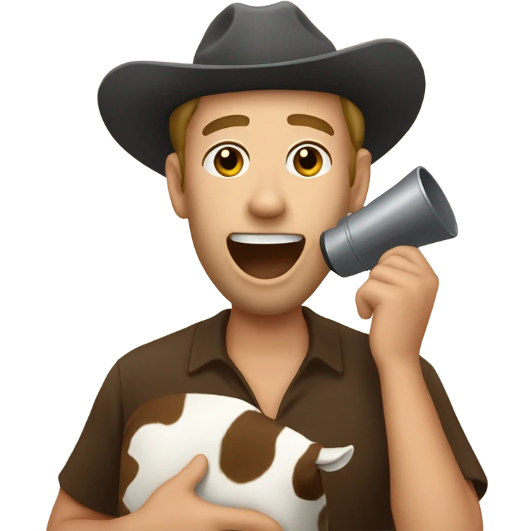 Me ringing a cow bell   emoji