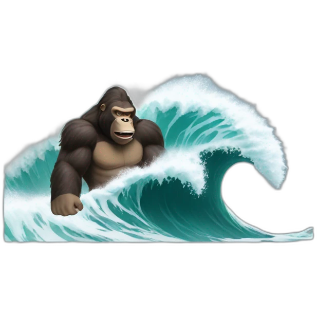 kong wave emoji