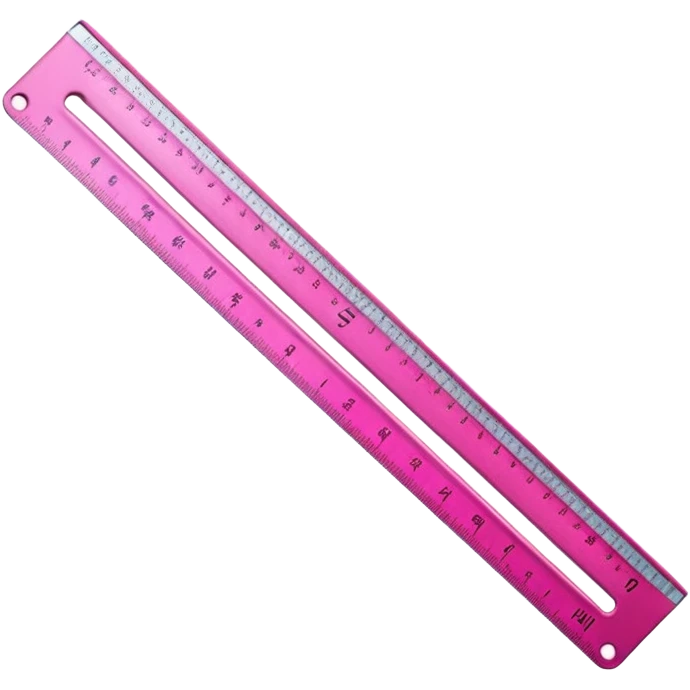 mac os icon, ruler, measures, vivid pink emoji