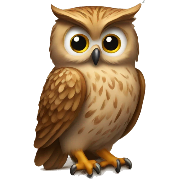 Owl with Persian carpet  emoji