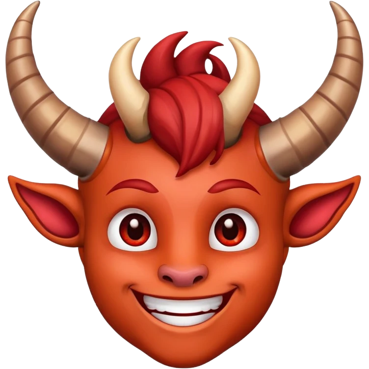 Smiling Face with Horns emoji