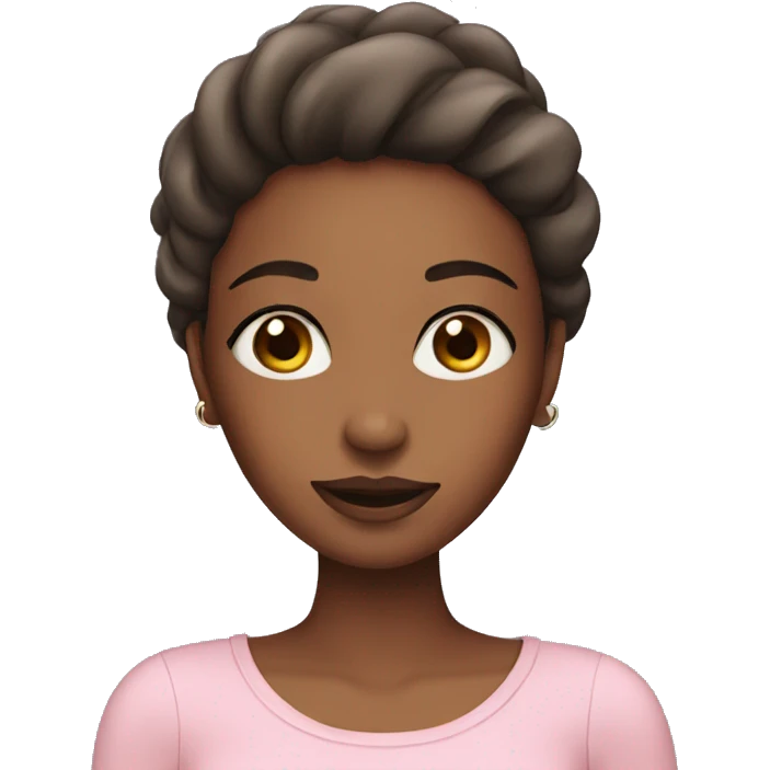 Girl with skincare emoji