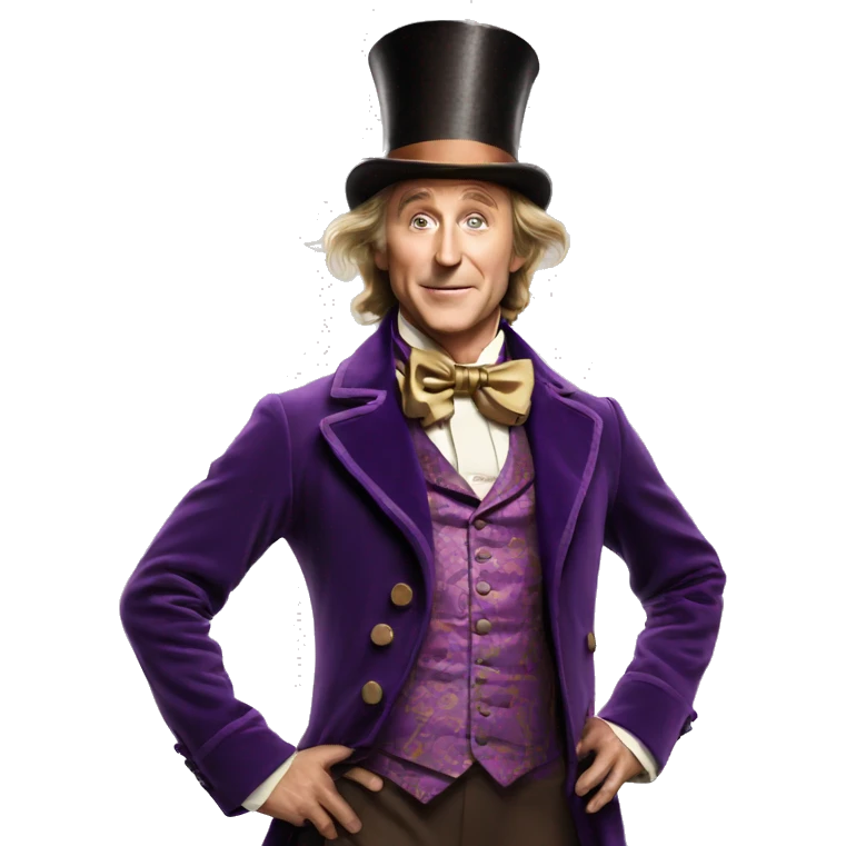 wonka standing emoji