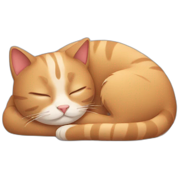 sleeping cat emoji