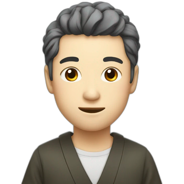 Japonais qui se gratte le nez emoji