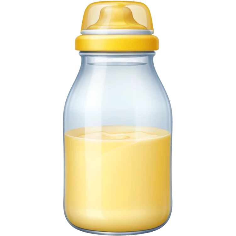 baby Milk bottle yellow emoji