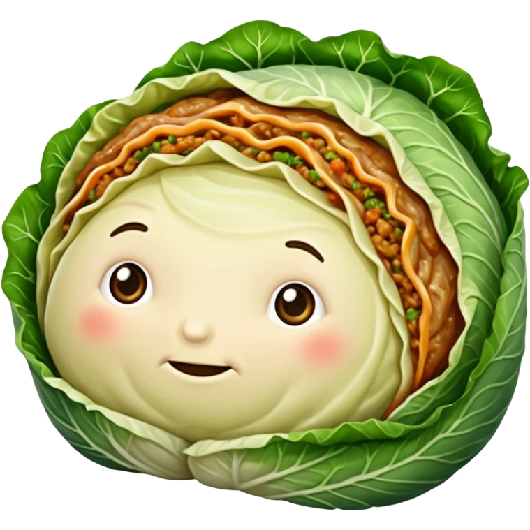 Cabbage roll emoji