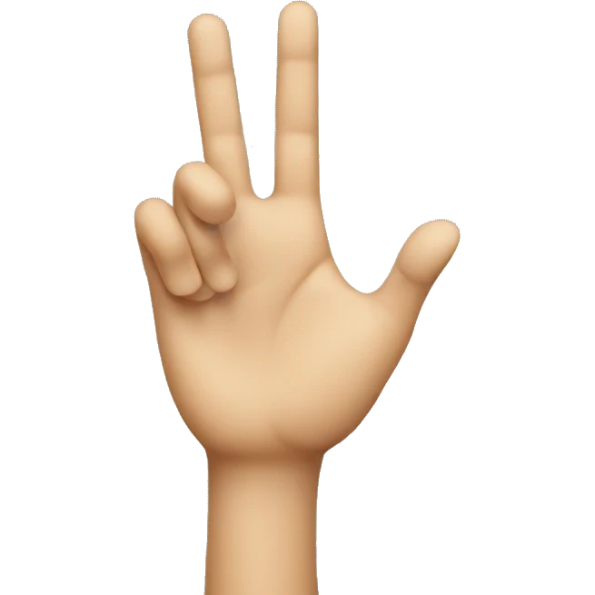 A hand points to you emoji