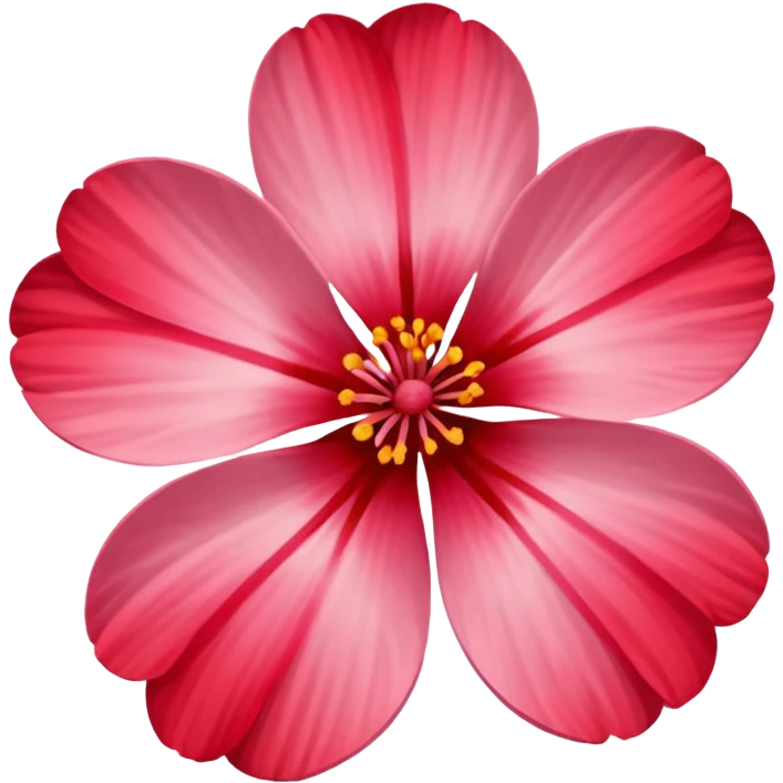 Red sakura emoji