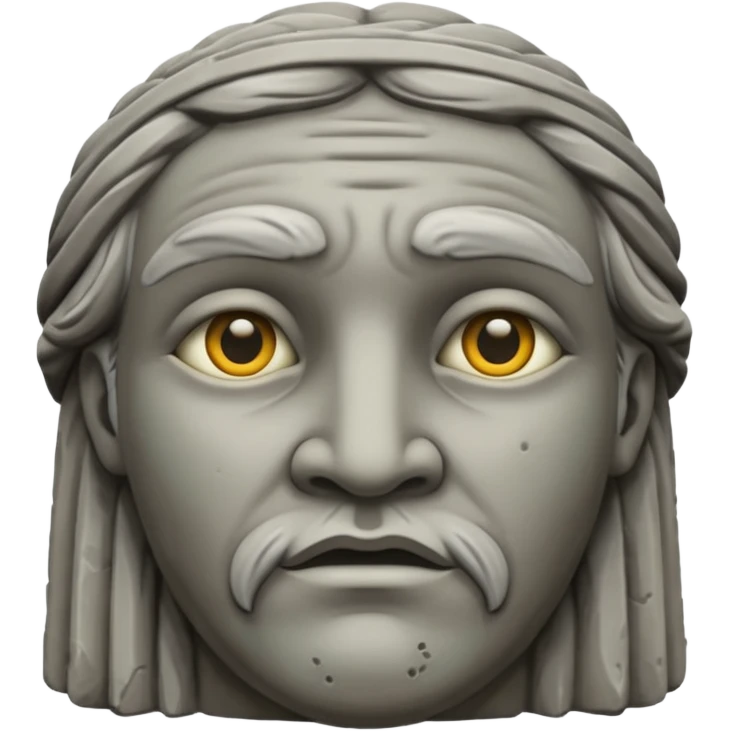 Ancient Stone Statue emoji