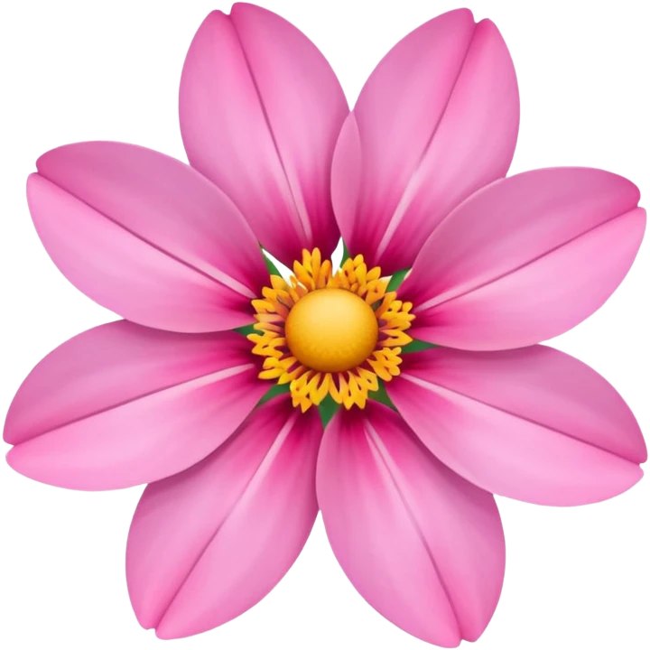 pink flower emoji