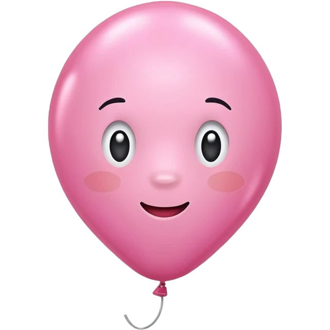 Cute pink  emoji