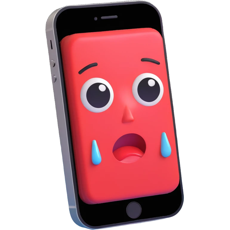 crying iPhone emoji