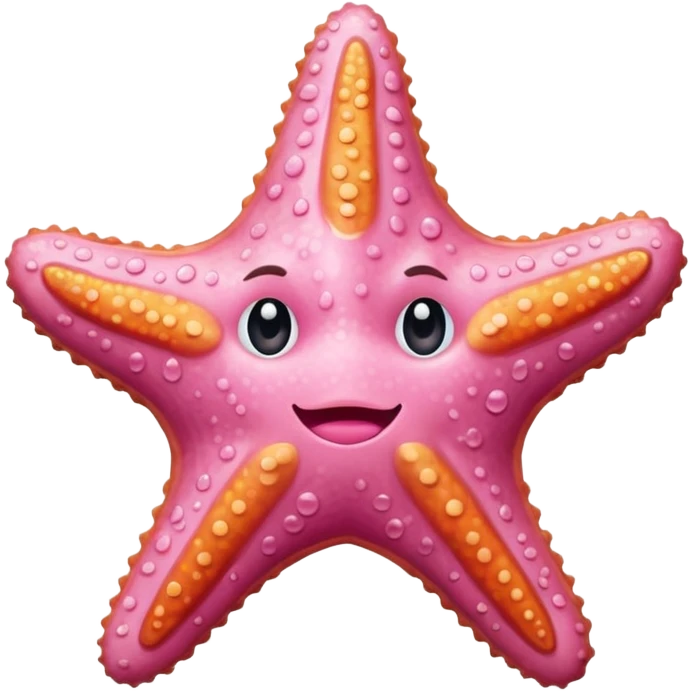 Blushed starfish emoji