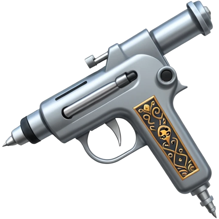 Tattoo gun with needle emoji