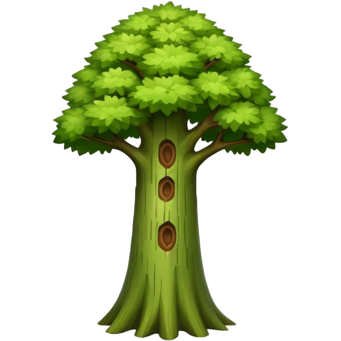 a long tree emoji