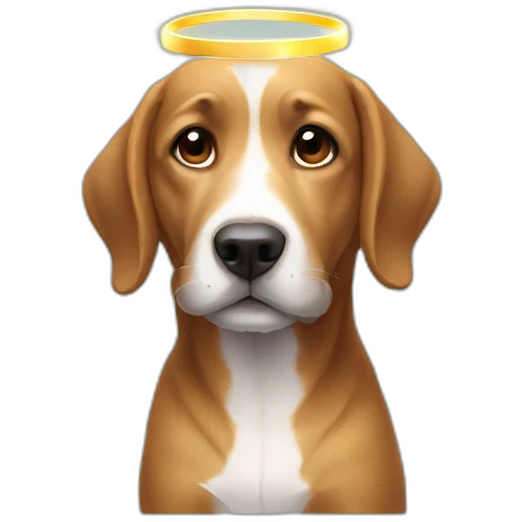 innocent-dog-with-halo emoji