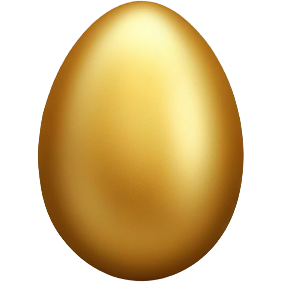 Golden egg emoji