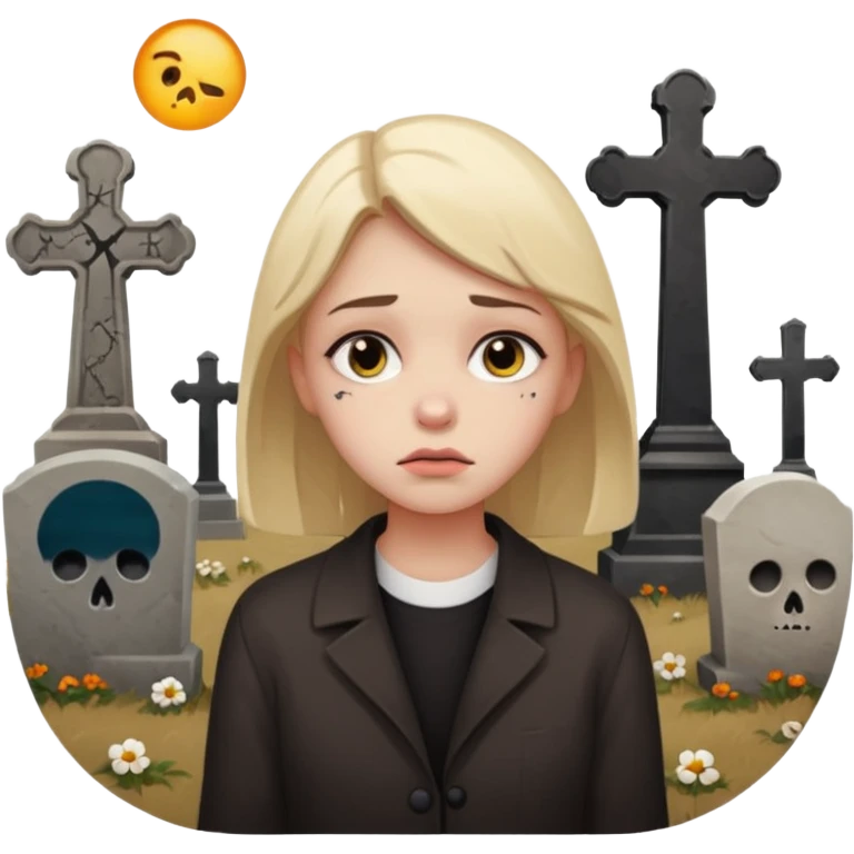 girl love graveyard emoji