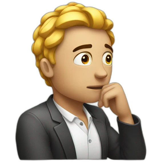 thinking hard emoji