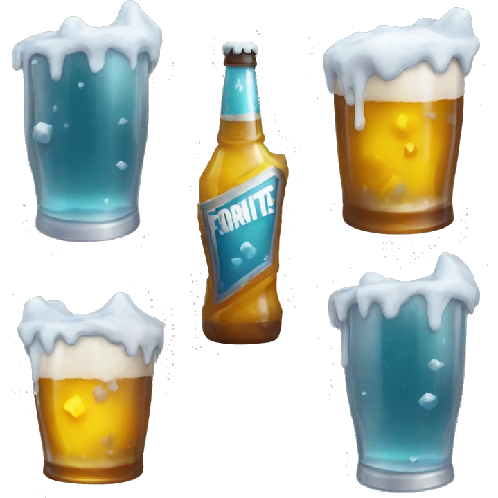 emojis-Skin crystale fortnite avec une bierre emoji