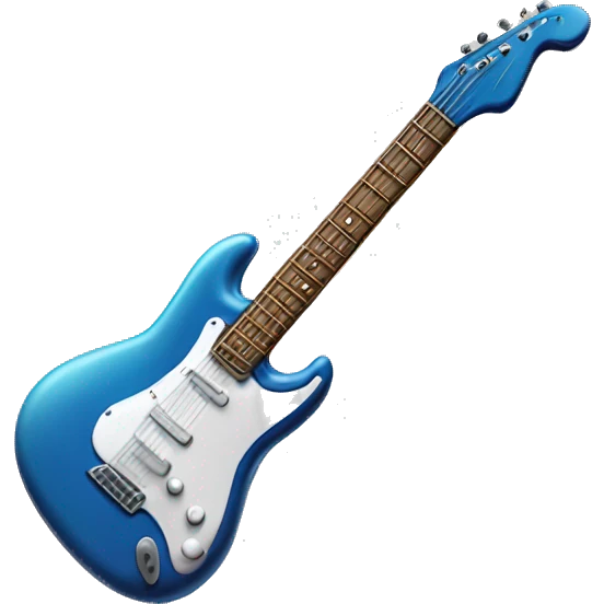 Happy slug playing electric guitar emoji