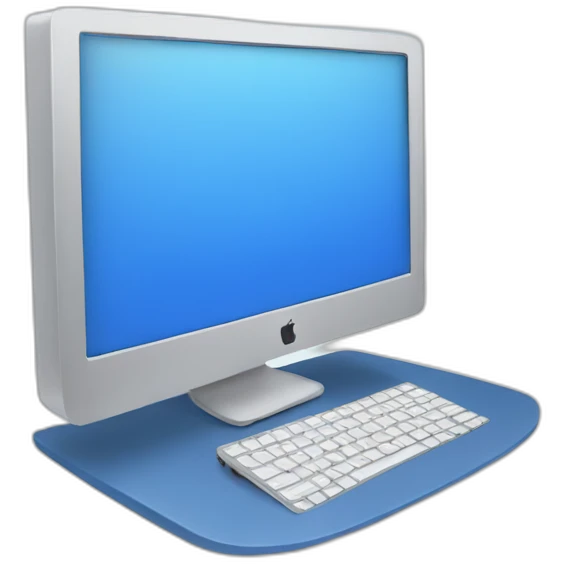 iMac blue emoji