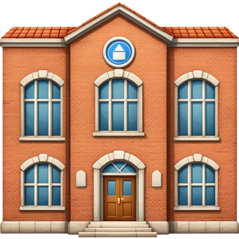 school building emoji