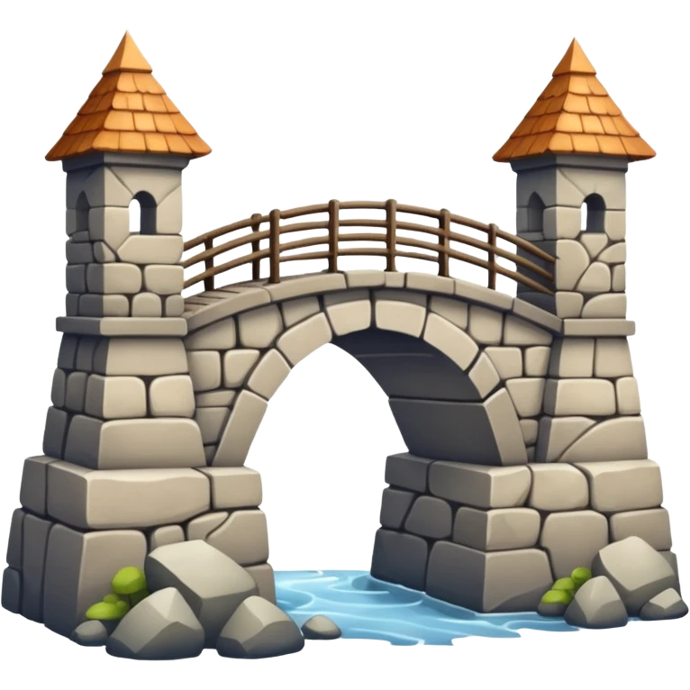 a Bridge Between Land emoji