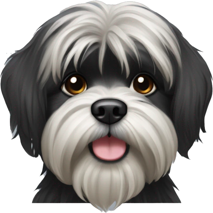 Black Lhasa Apso  emoji