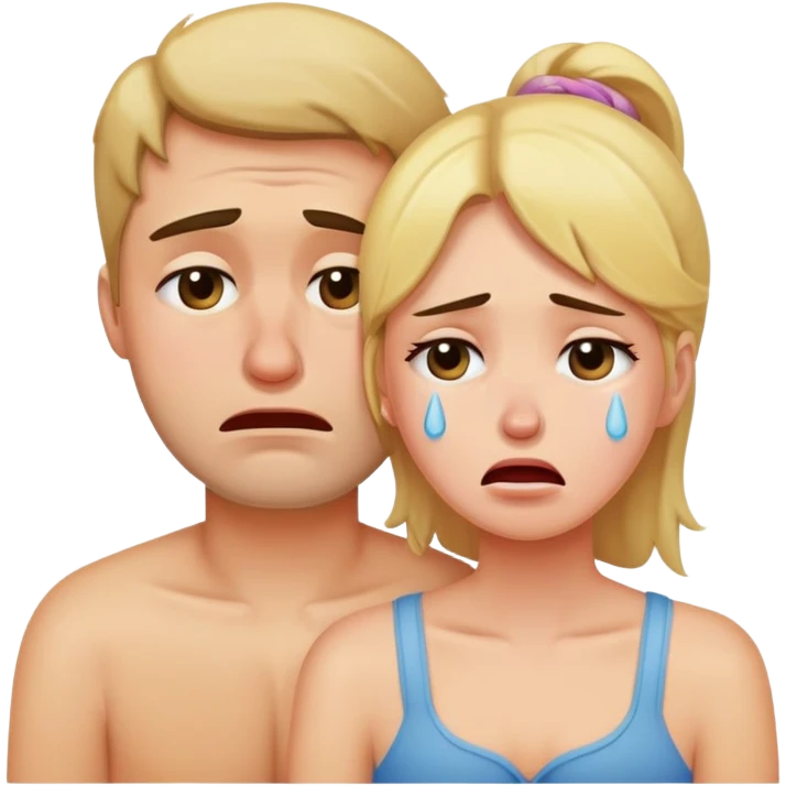 couple crying😭😭 emoji