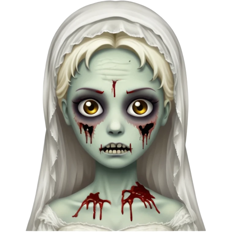 Zombie bride emoji