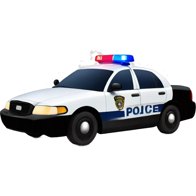 Police car lights emoji