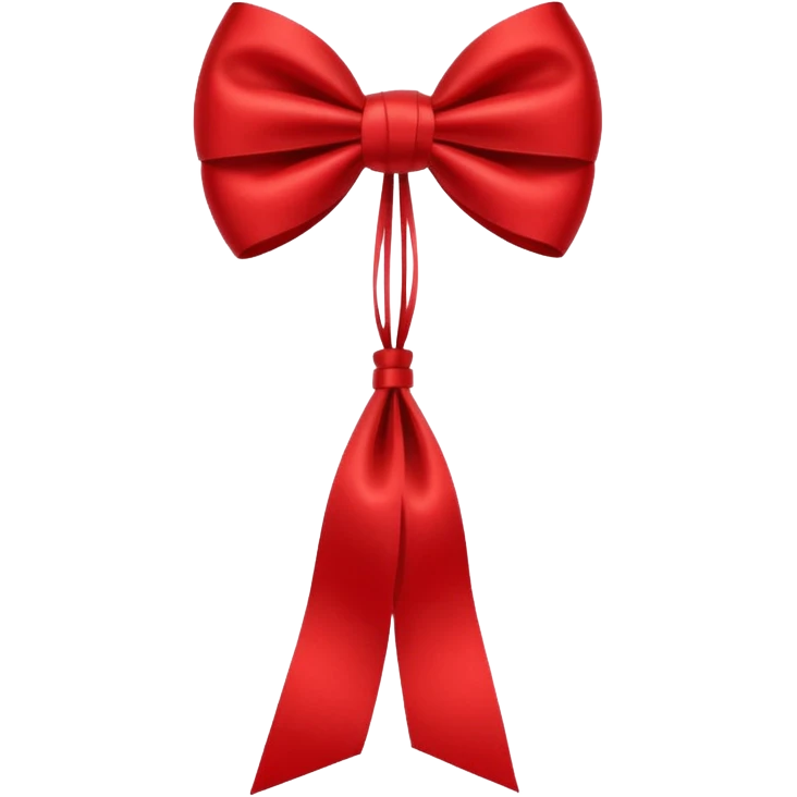 Red bow emoji