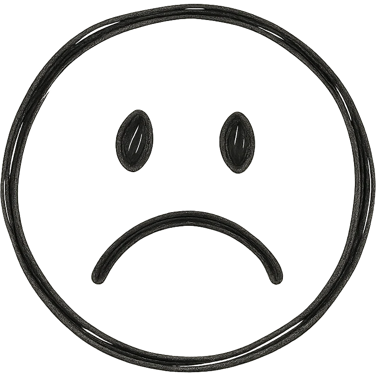 sad face emoji